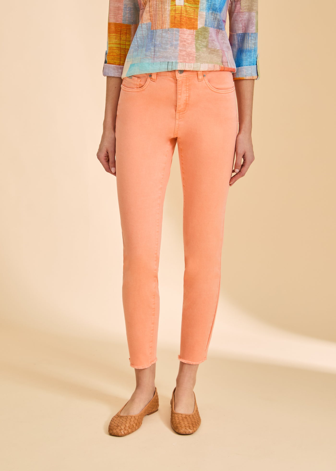 Olivia Slim Ankle French Dressing Jeans