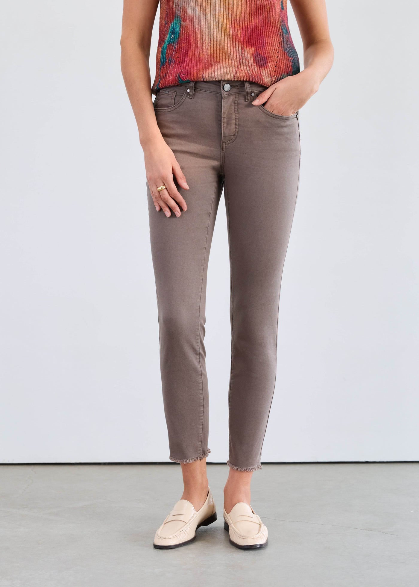 Olivia Slim Ankle Euro Twill - Dream Pants