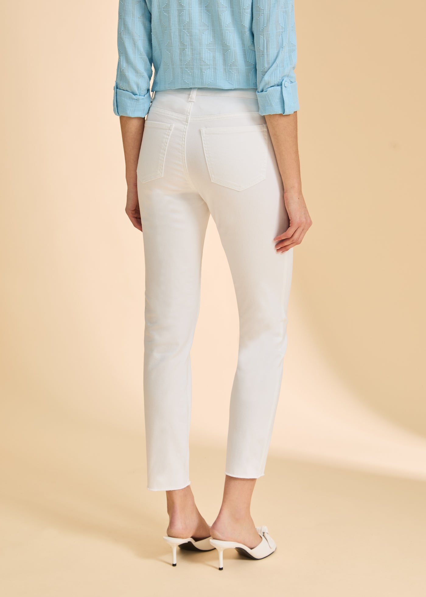 Olivia Slim Ankle French Dressing Jeans