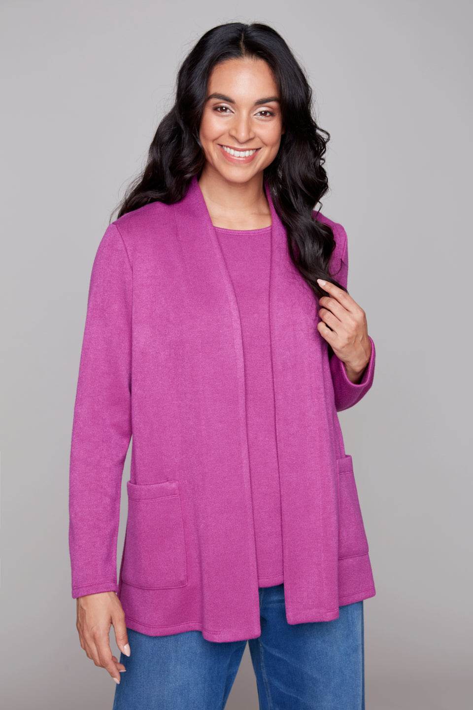 Open Cardigan With Pockets - Dream Pants