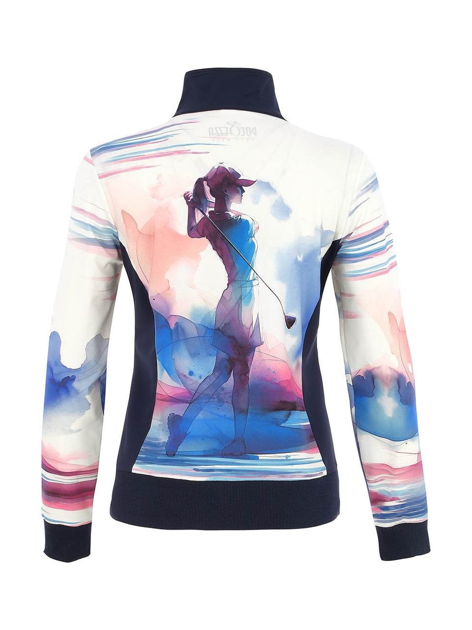 Watercolor Golf Zip Jacket - Dream Pants