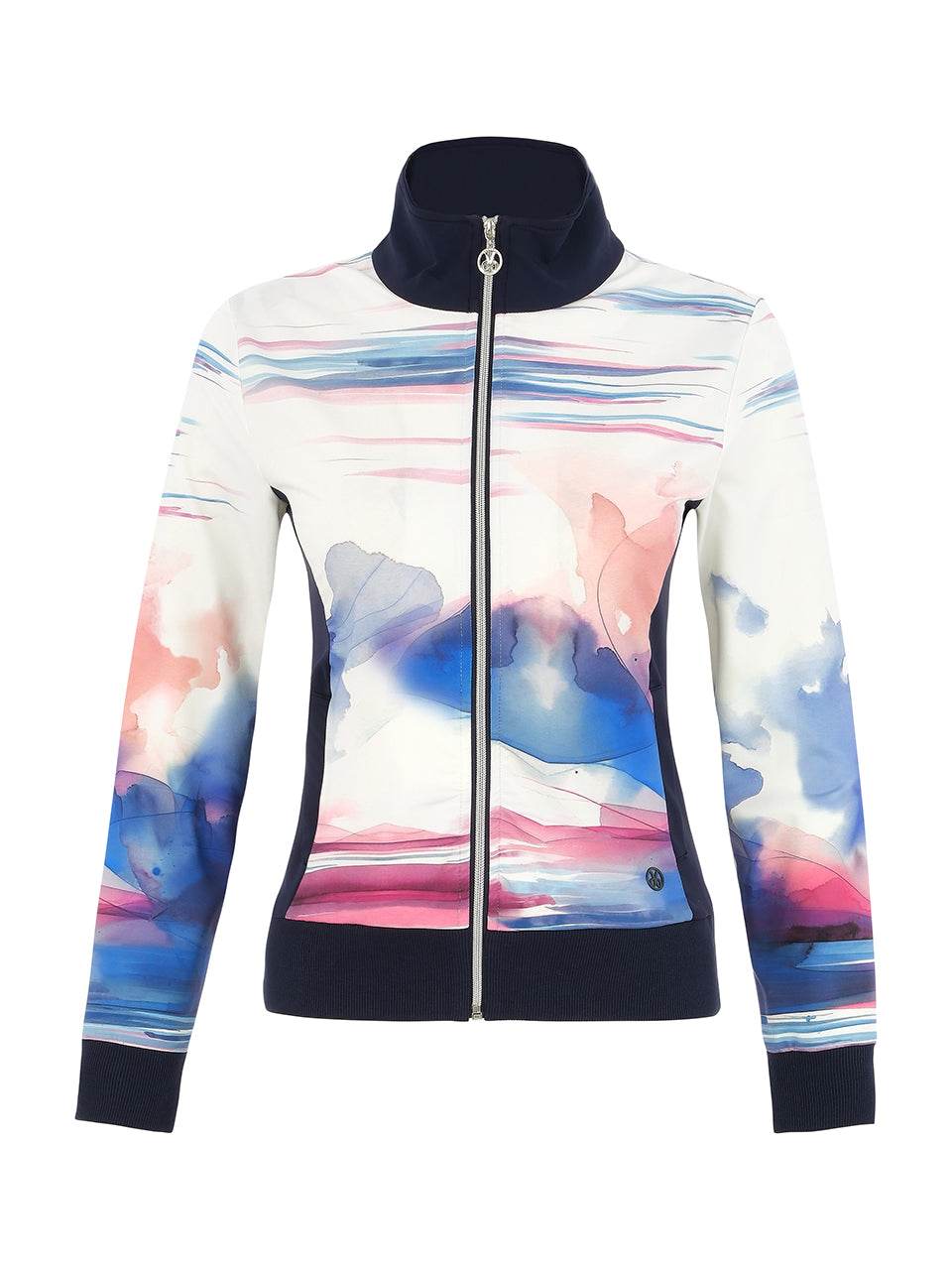 Watercolor Golf Zip Jacket - Dream Pants