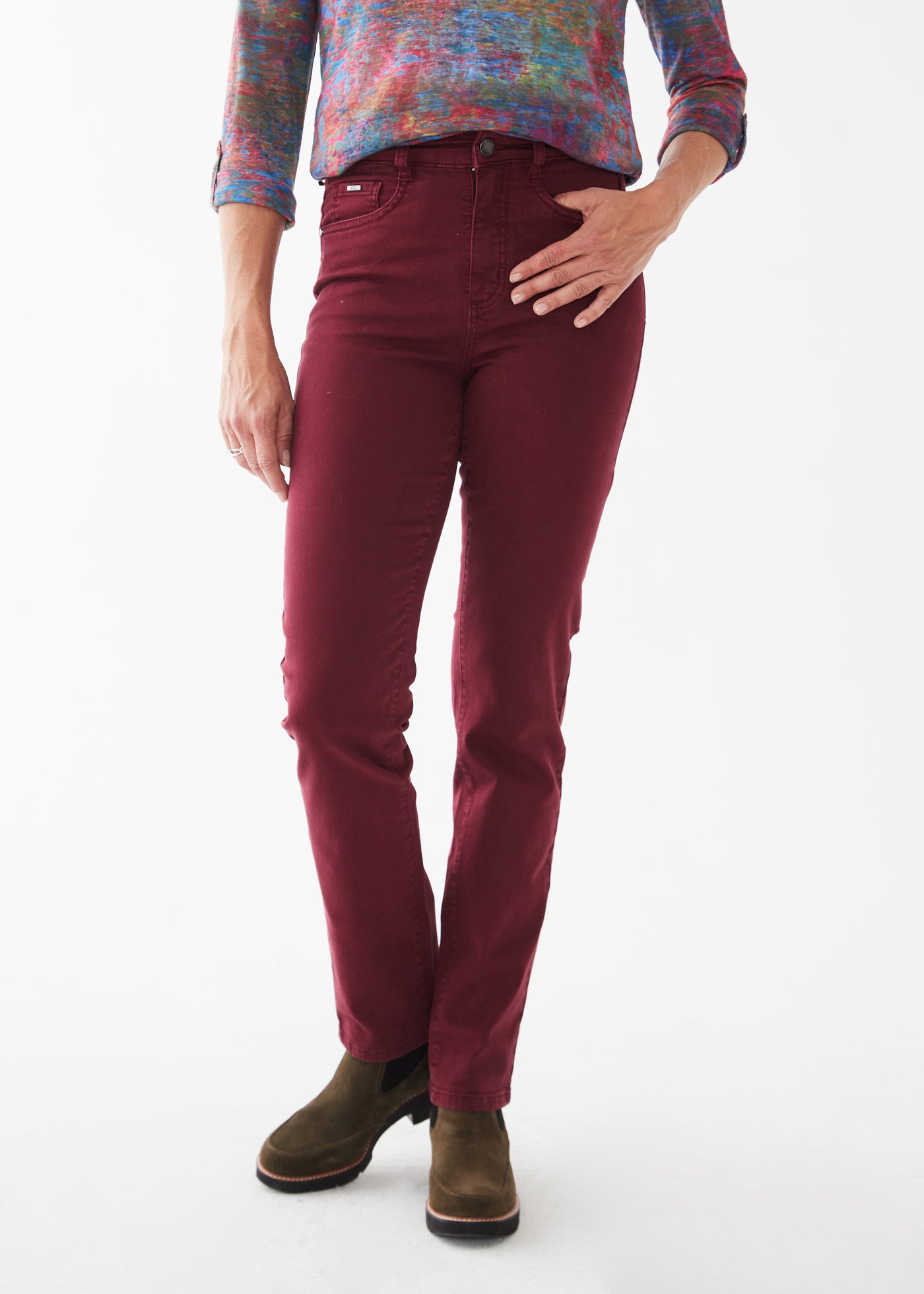 Suzanne Straight Leg French Dressing Jeans