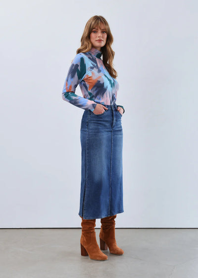 Column Midi Skirt French Dressing Jeans