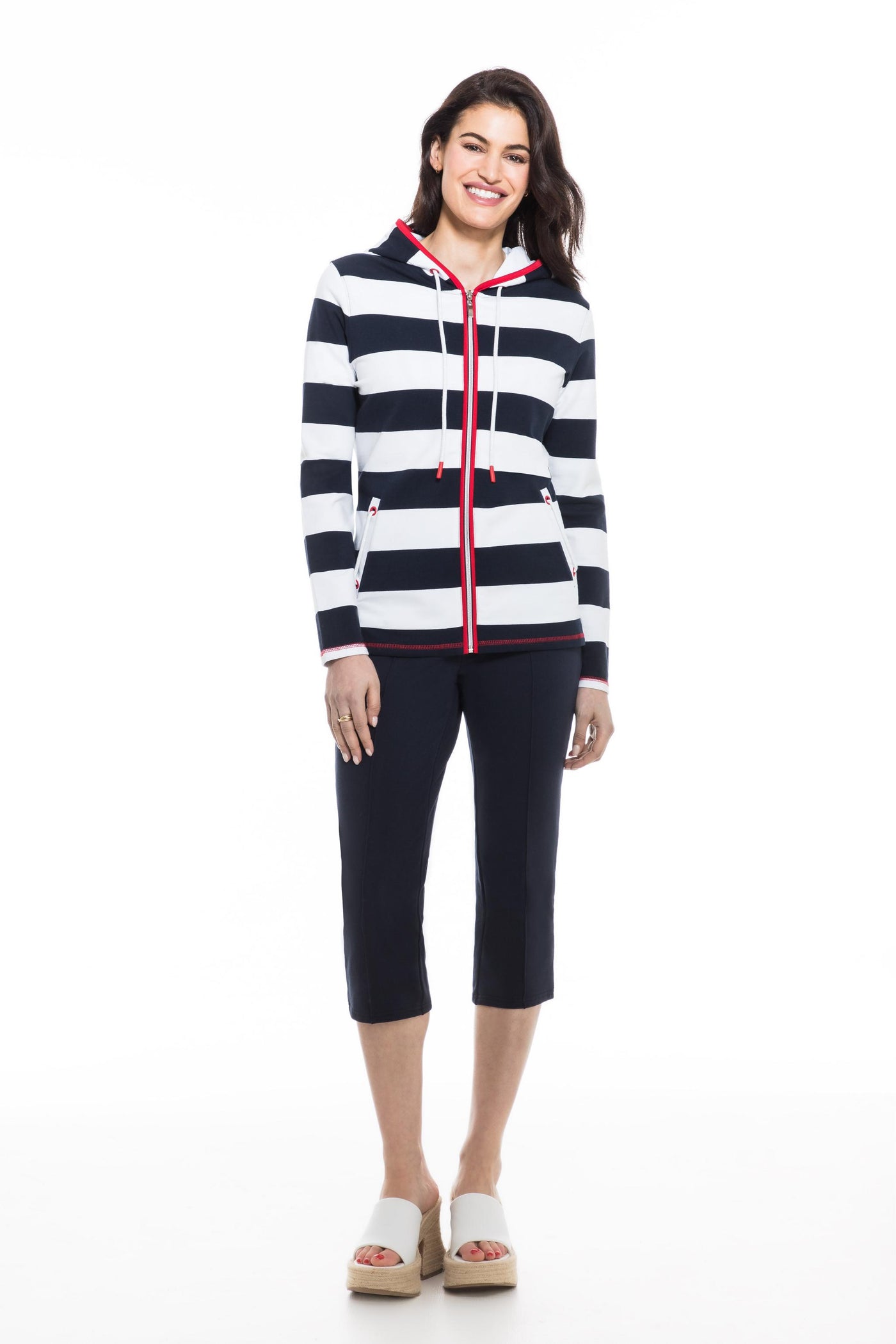 Striped Jacket with Hood Orly Apparel