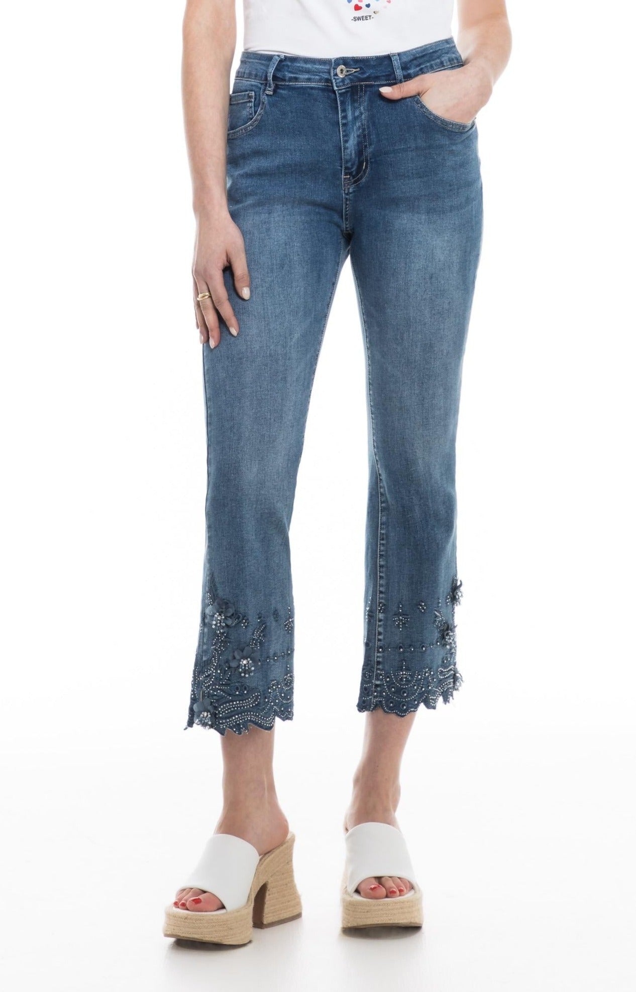 Embellished Jeans Orly Apparel