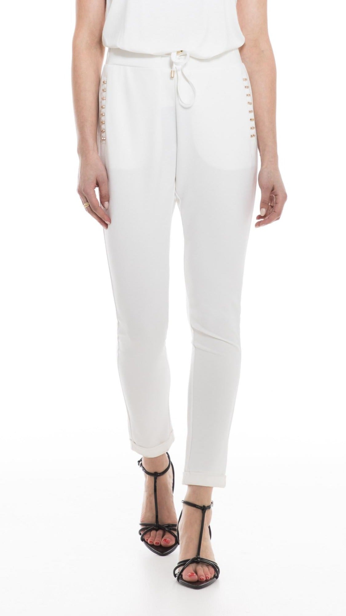 High-Rise Skinny Trousers Orly Apparel