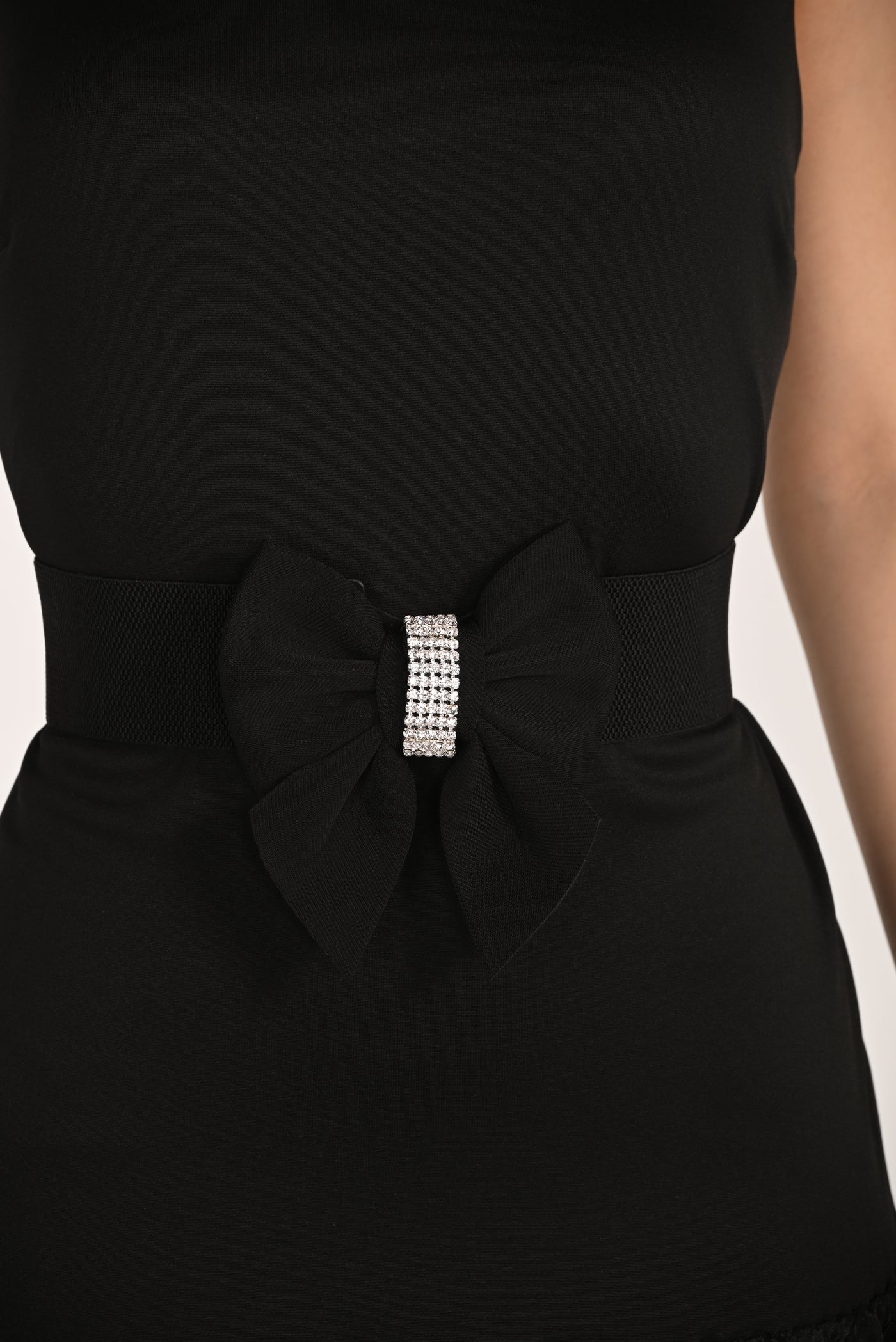 Glam Bow Stretch Belt Frank Lyman