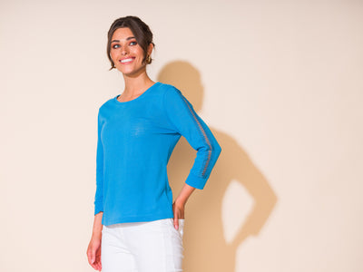 Alison Sheri Knit T-Shirt 