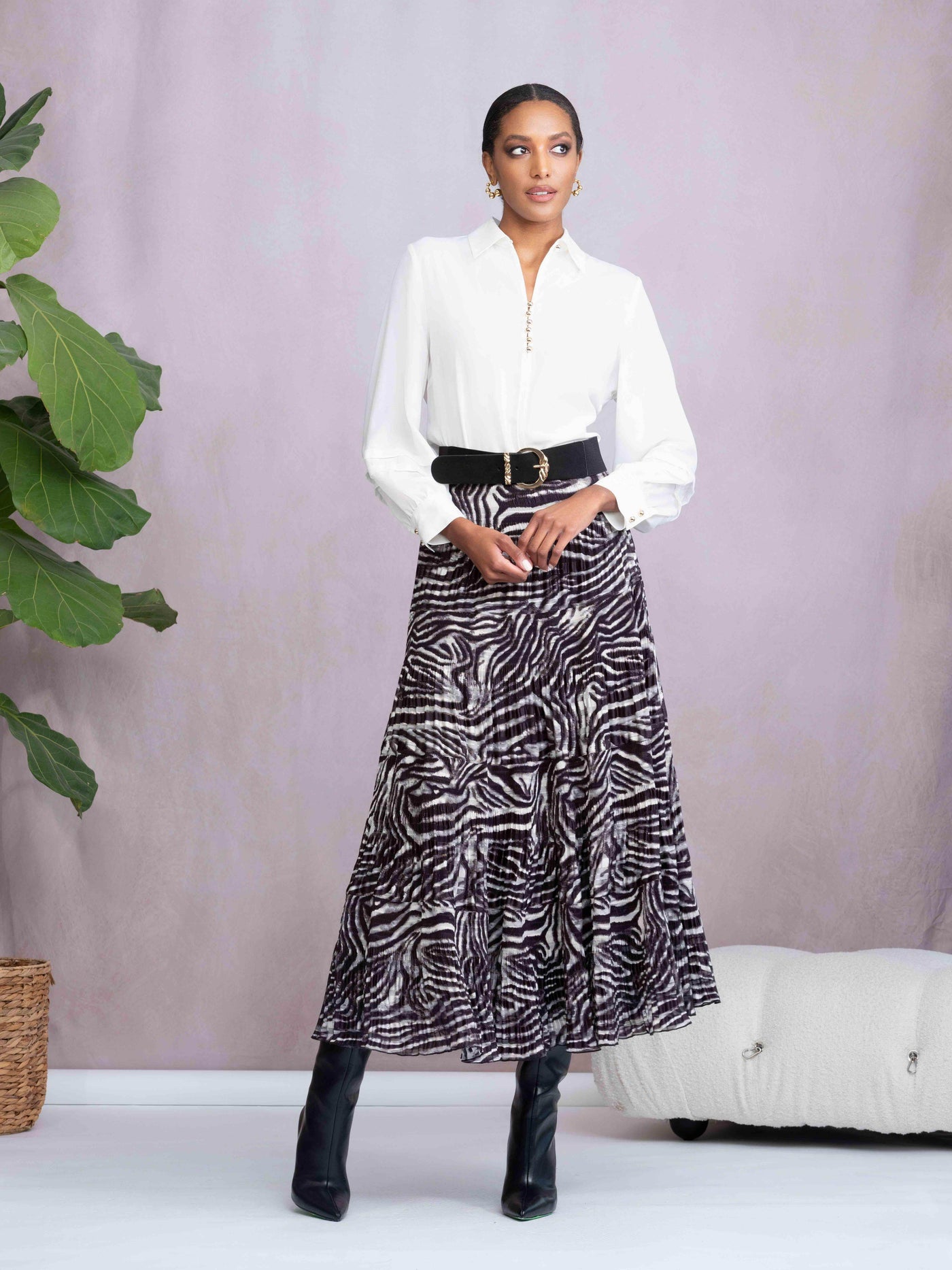 Elegant Button-Detail Blouse - Dream Pants