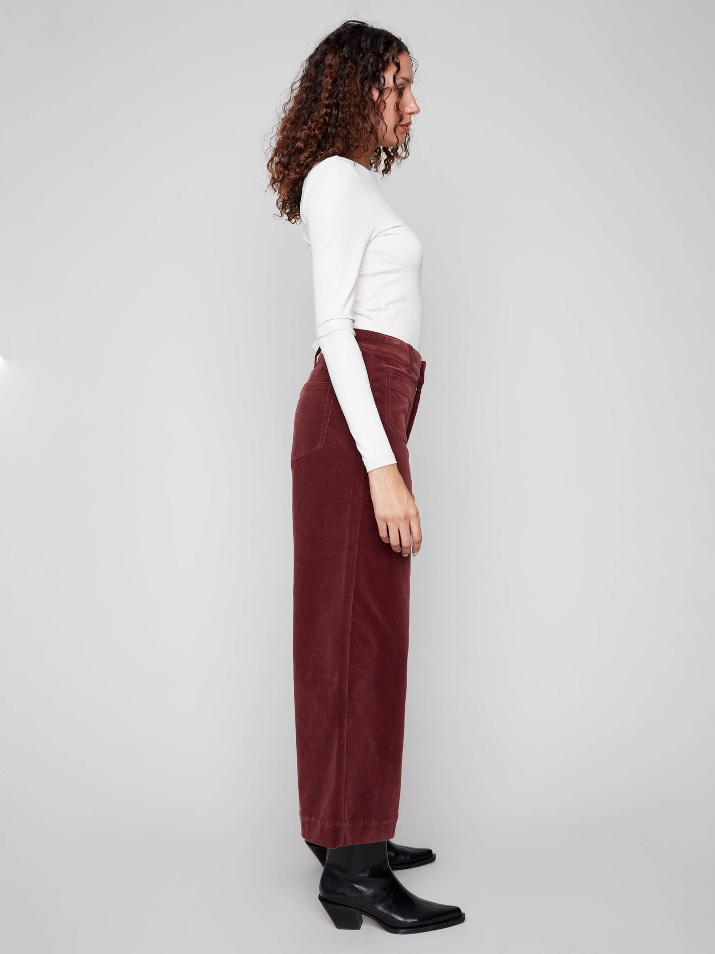 Patch Pocket Flare Corduroy Pants - Dream Pants
