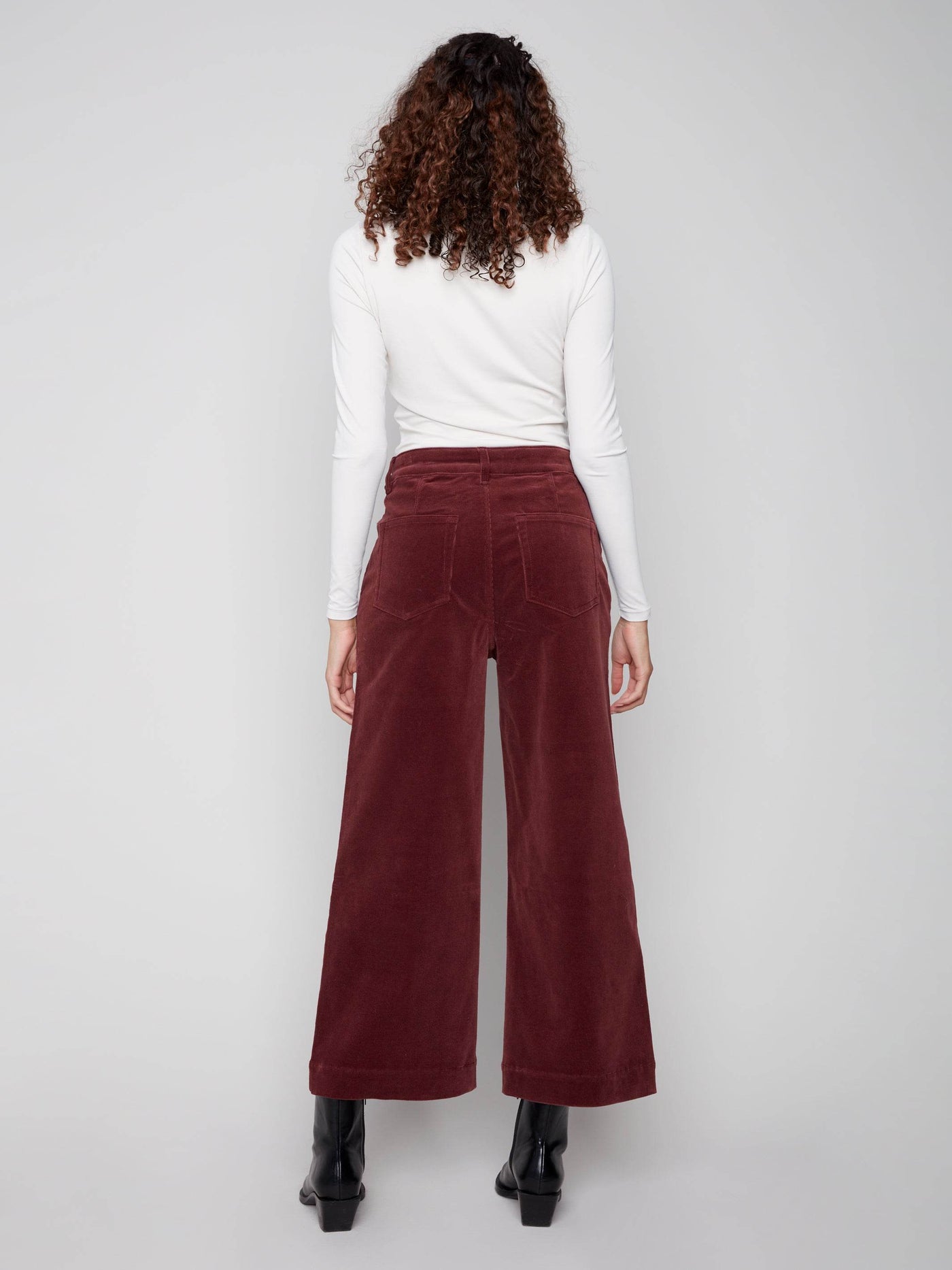 Patch Pocket Flare Corduroy Pants - Dream Pants