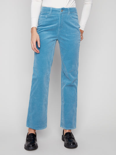 Straight Leg Corduroy Pants Charlie B