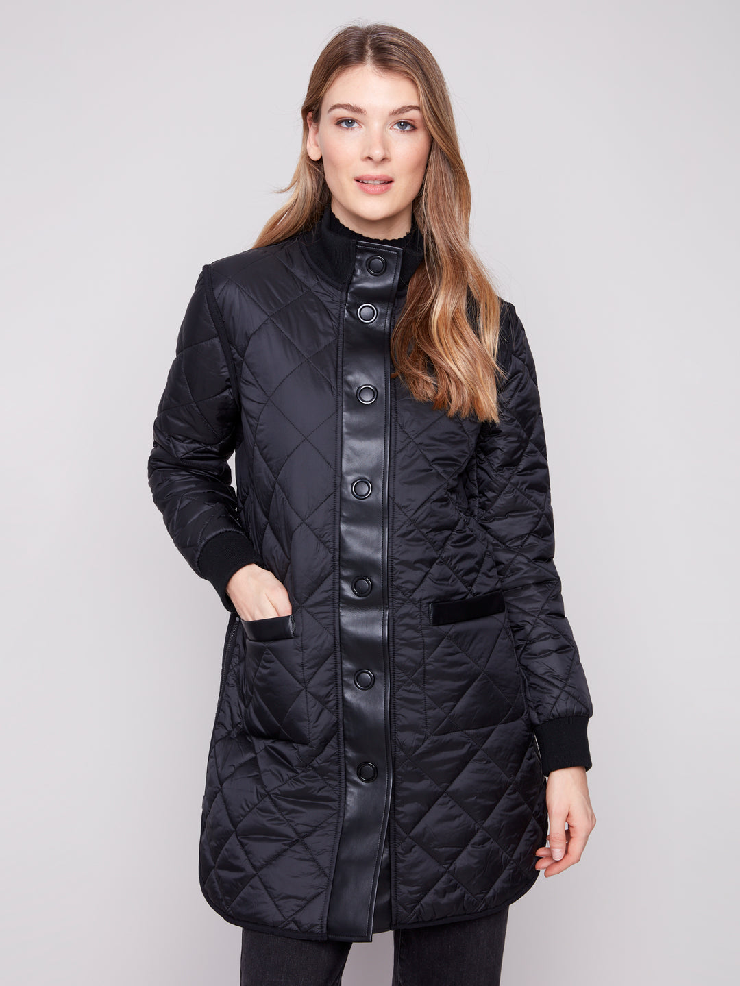 Reversible Long Quilted Puffer Jacket Style CB6313RP – Dream