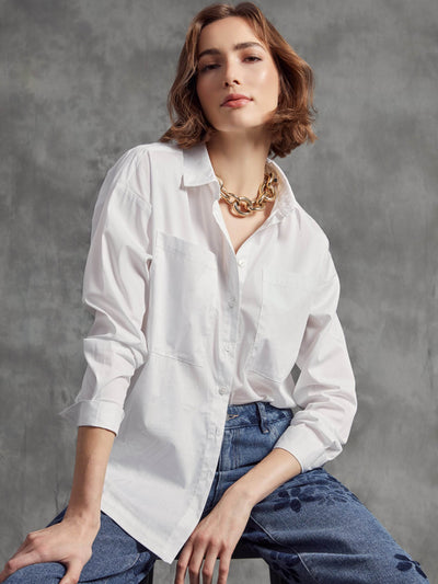 Loose Poplin Shirt - Dream Pants