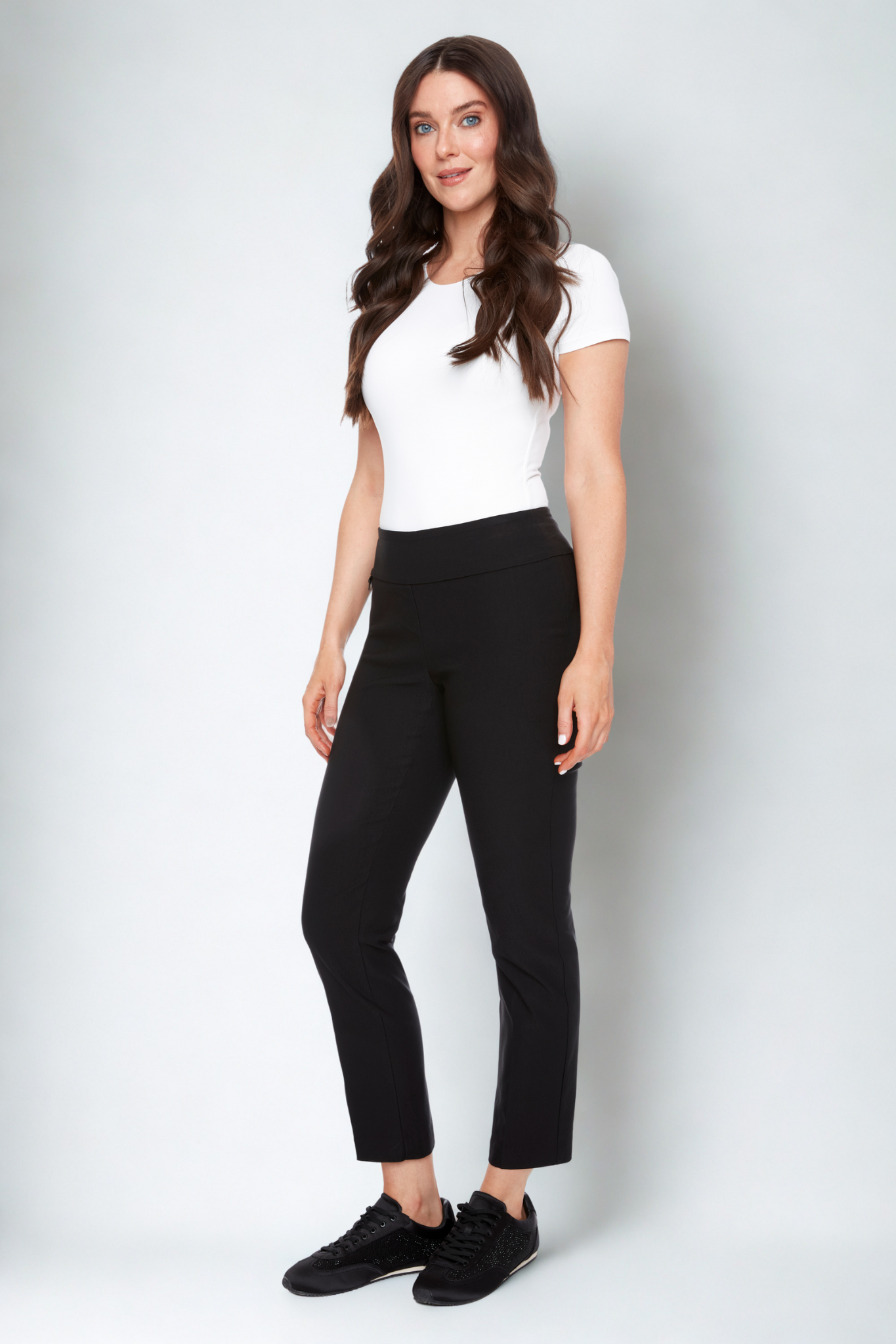 Dream Slim Ankle Pants, 28" White Dream Pants