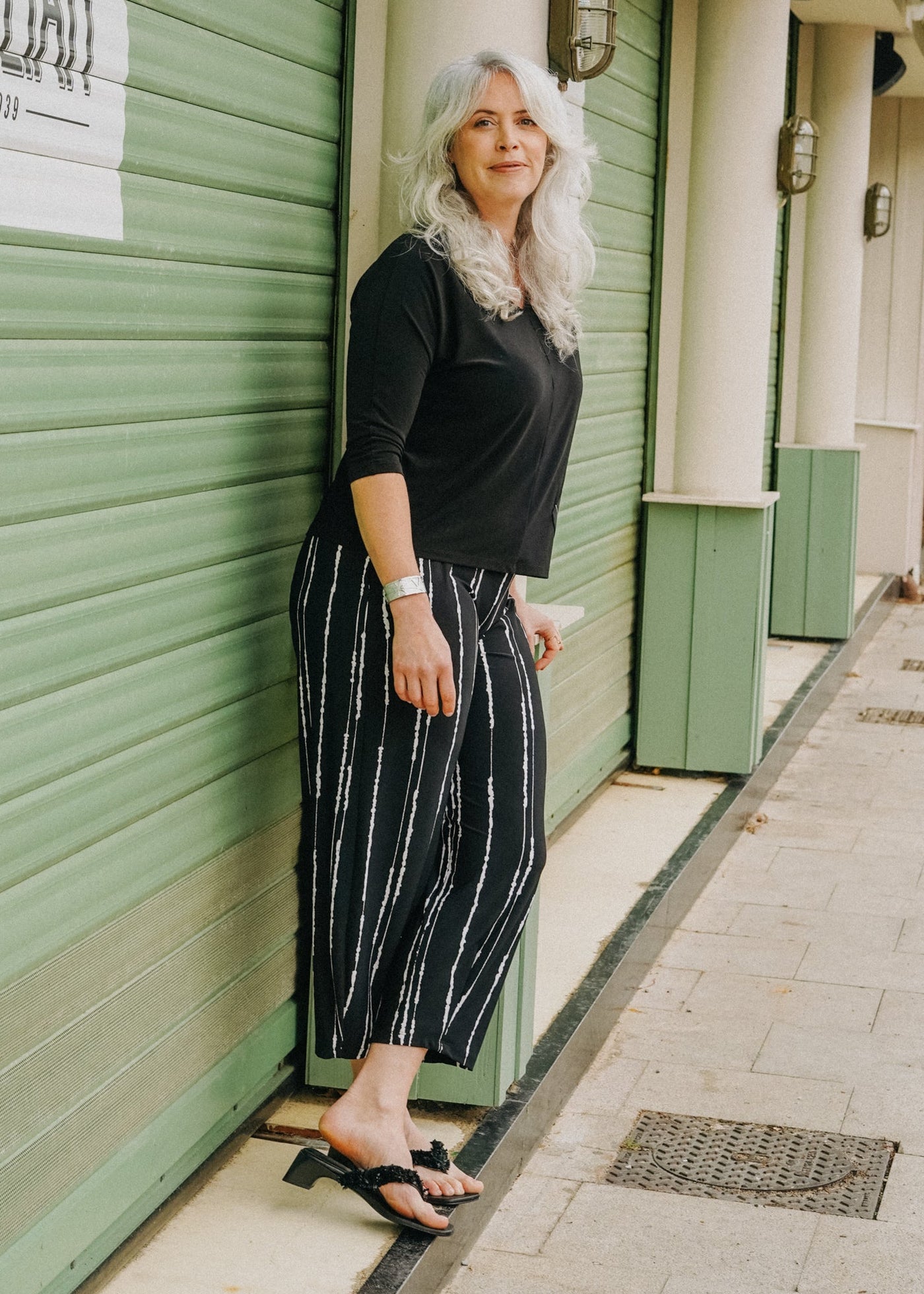 Sympli Narrow Lantern Pant Print 27237P – Dream Pants