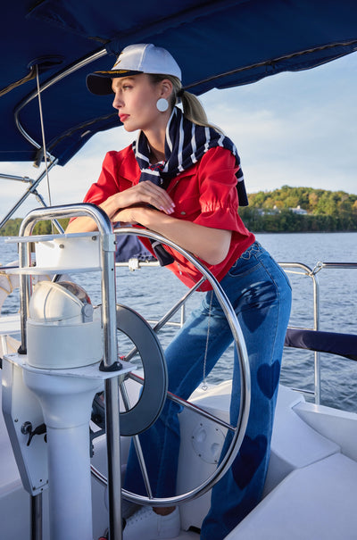 Heart Patch Straight-Leg Jeans Frank Lyman