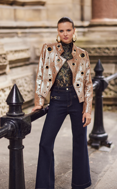 Icon Detail Wide-Leg Jeans Frank Lyman