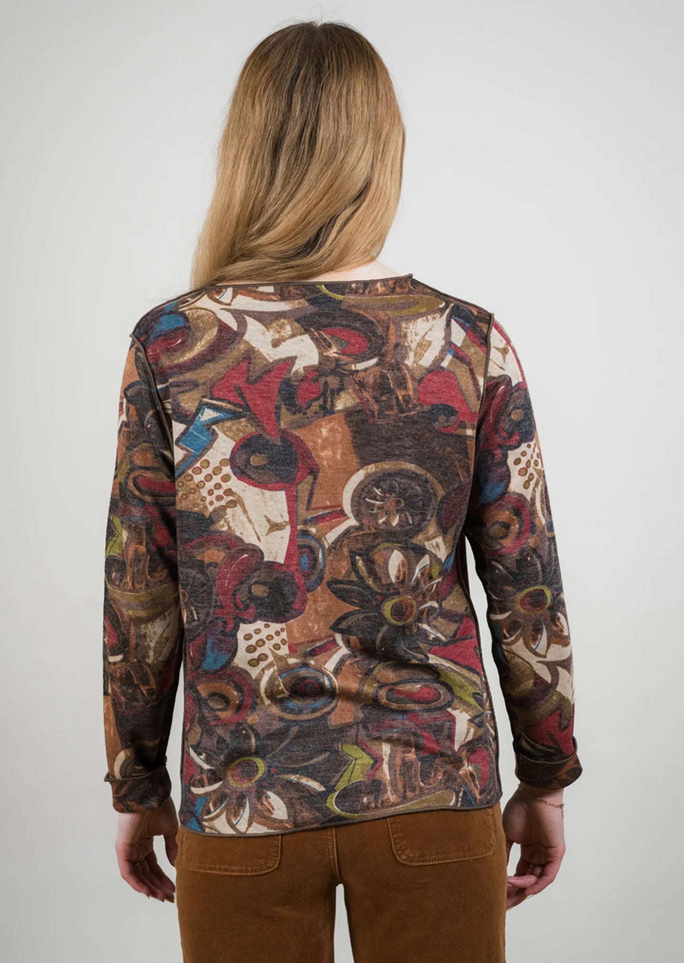 Reversible Crew Neck Sweater Trisha Tyler