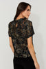 Floral Pullover With Jewel Embellishment