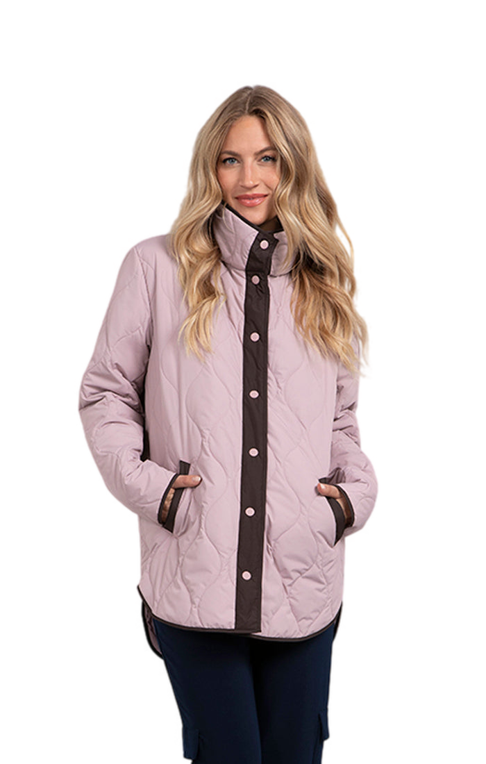 Sympli Quilted Shirt Jacket 