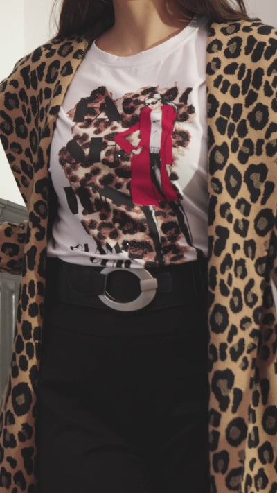 Pantalon slim à enfiler avec détail à la cheville