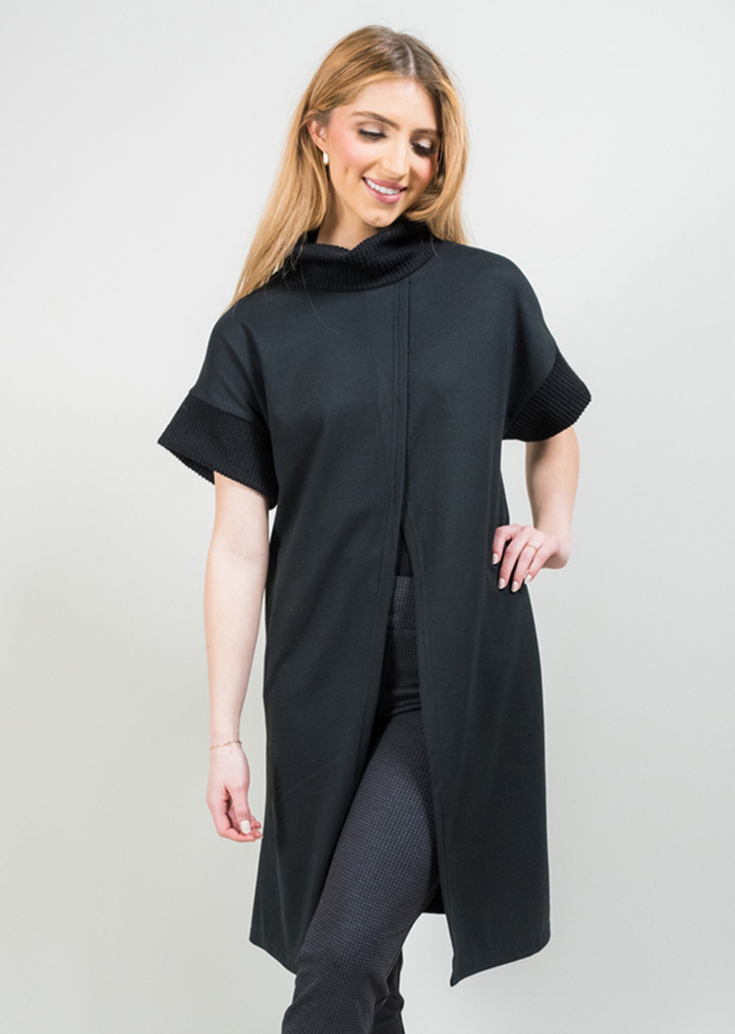 Split Front Topper Solid Style TT12027 – Dream Pants