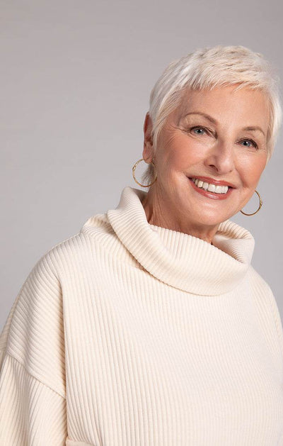 Step Hem Pullover, Chenille Cord - Dream Pants