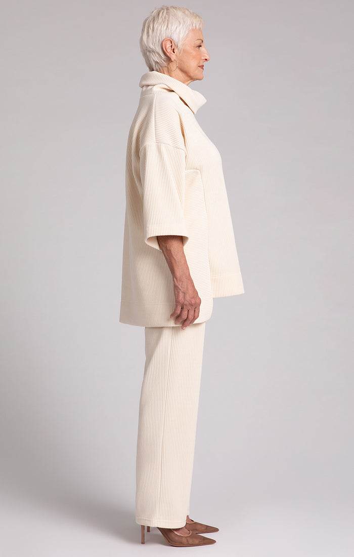 Step Hem Pullover, Chenille Cord - Dream Pants