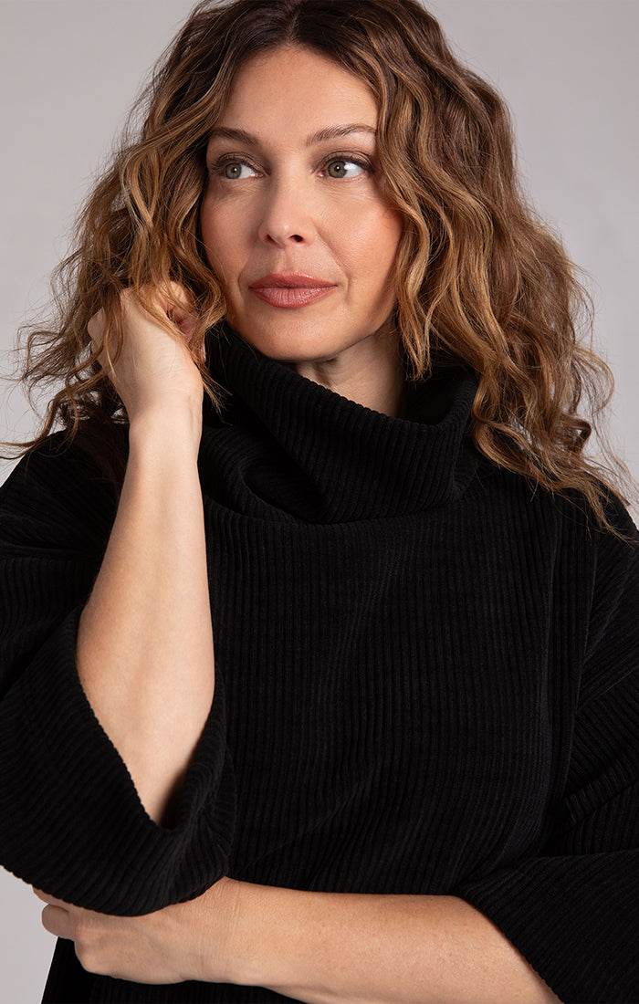 Step Hem Pullover, Chenille Cord - Dream Pants