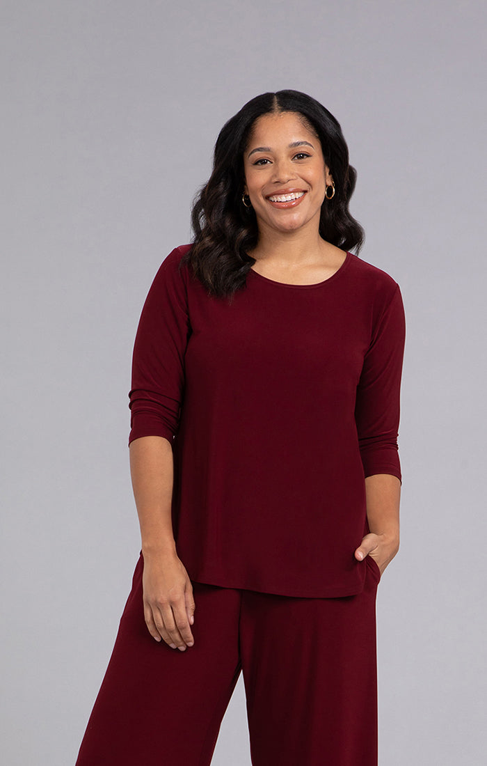 Sympli Go To Classic T Relax, 3-4 Sleeves, Sale Colors 