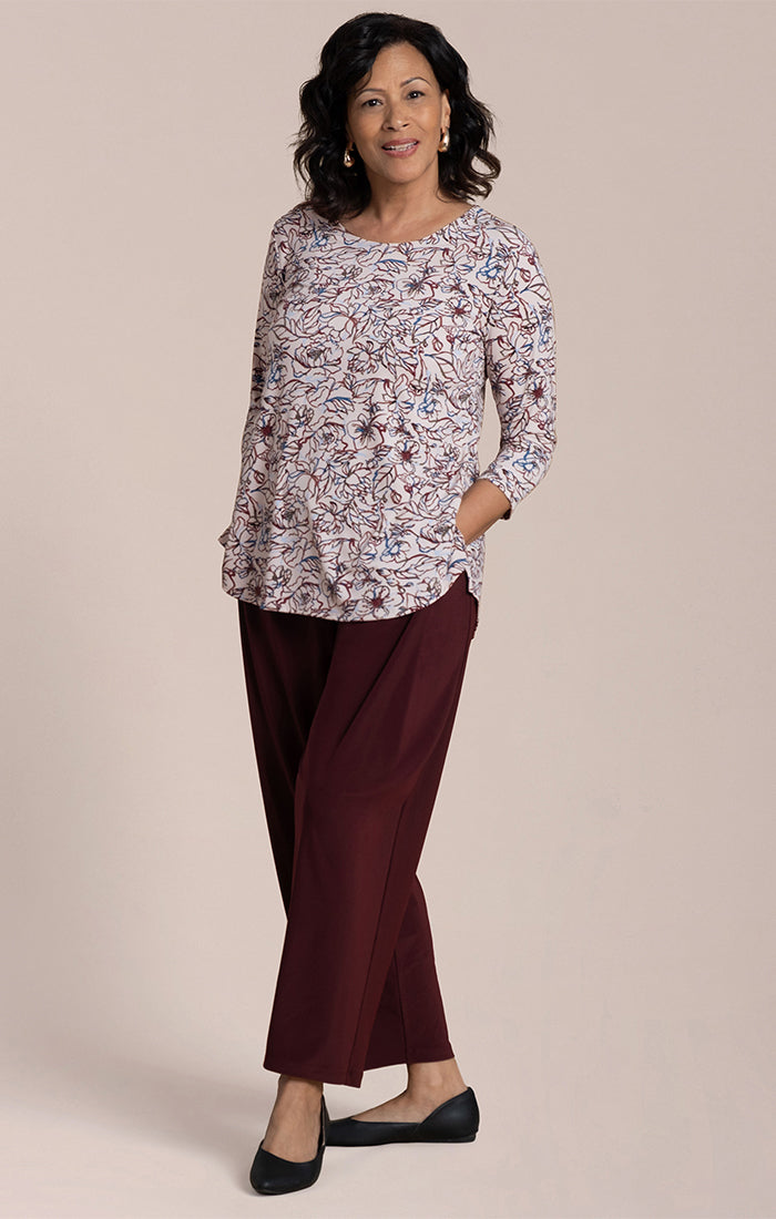 Go To Classic T Relax, 3/4 Sleeves Print Sympli