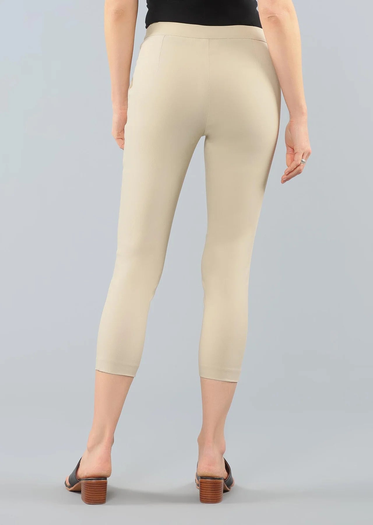 Thinny Crop Pants W/Pockets Magical Lycra Lisette L