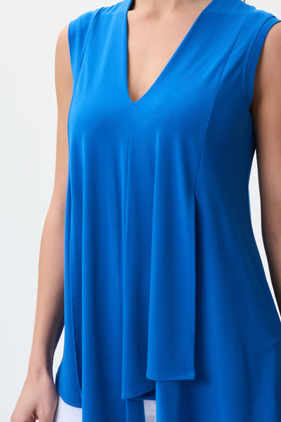Joseph Ribkoff Asymmetrical Sleeveless Tunic, 3 Spring Colors Style 161060J 