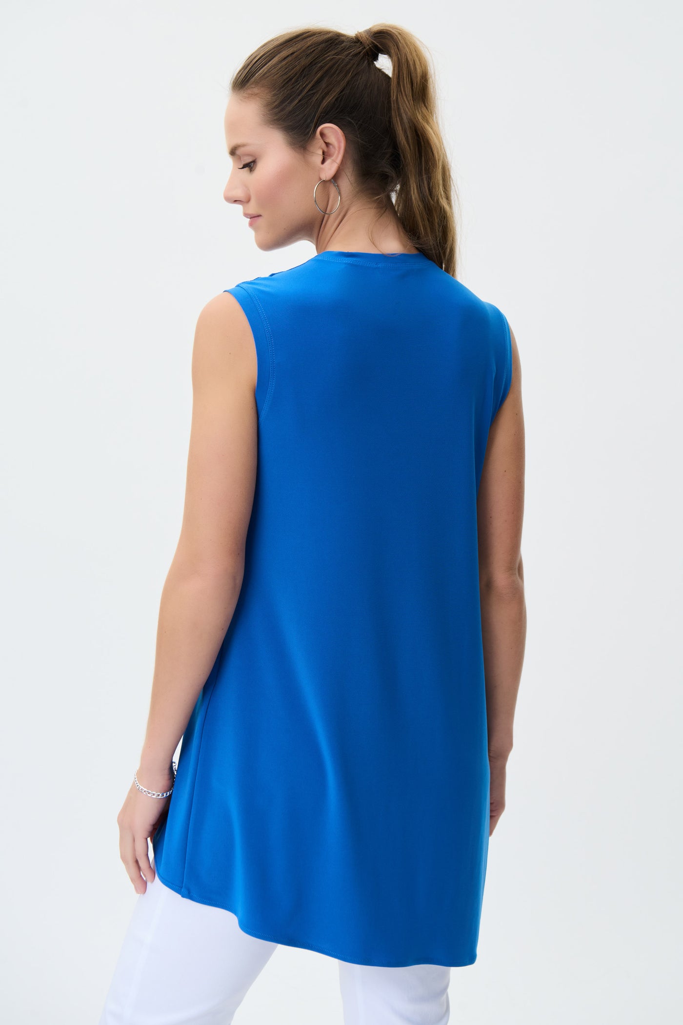 Joseph Ribkoff Asymmetrical Sleeveless Tunic, 3 Spring Colors Style 161060J 