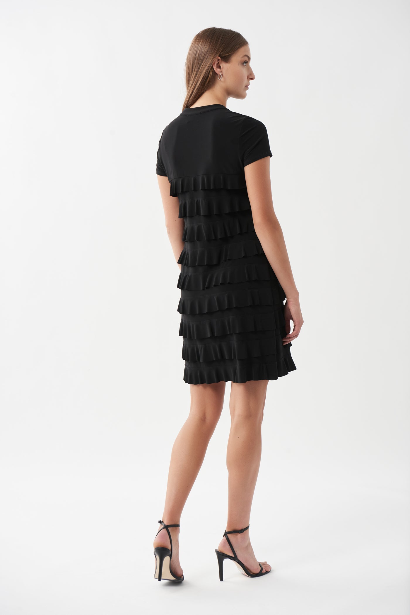 Joseph Ribkoff Ruffle Dress Tiered Ruffle Dress – Dream Pants