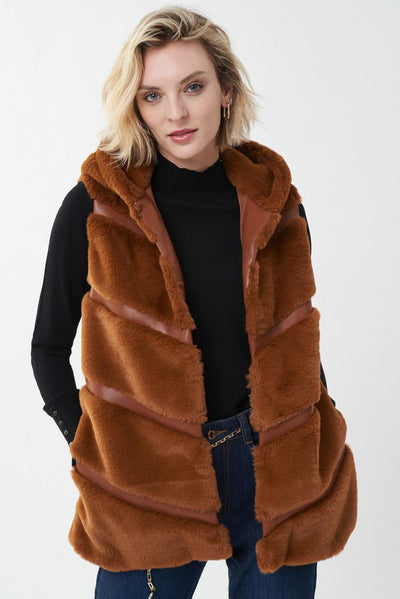 Joseph Ribkoff Faux Fur Vest Style 223910 