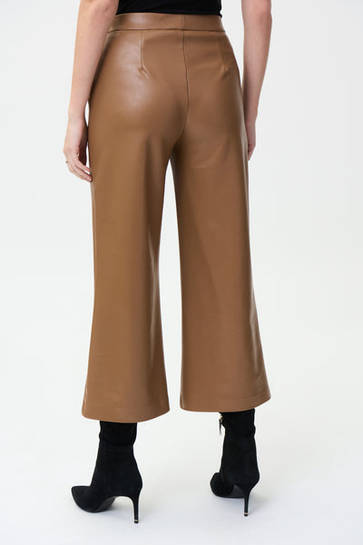 Joseph Ribkoff Faux Leather Flared Pants Style 224016 