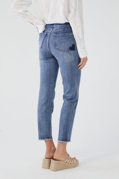 Pull-On Pencil Ankle Style 2292669, Inseam 28" French Dressing Jeans