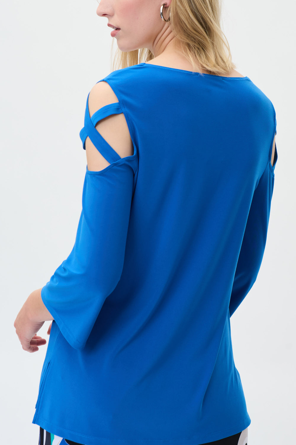 Joseph Ribkoff Cut-Out Shoulder Tunic Style 231216 