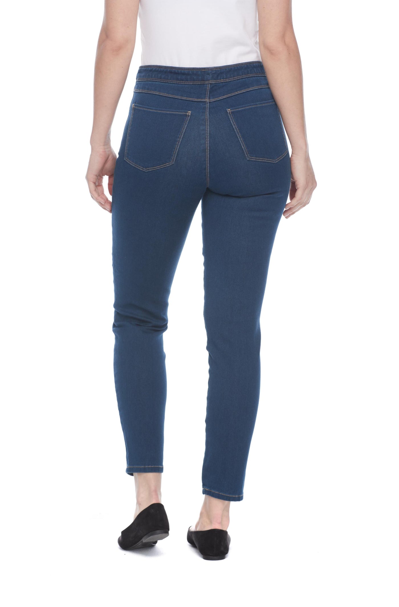 French Dressing Jeans Pull-On Slim Ankle D-LUX Denim 