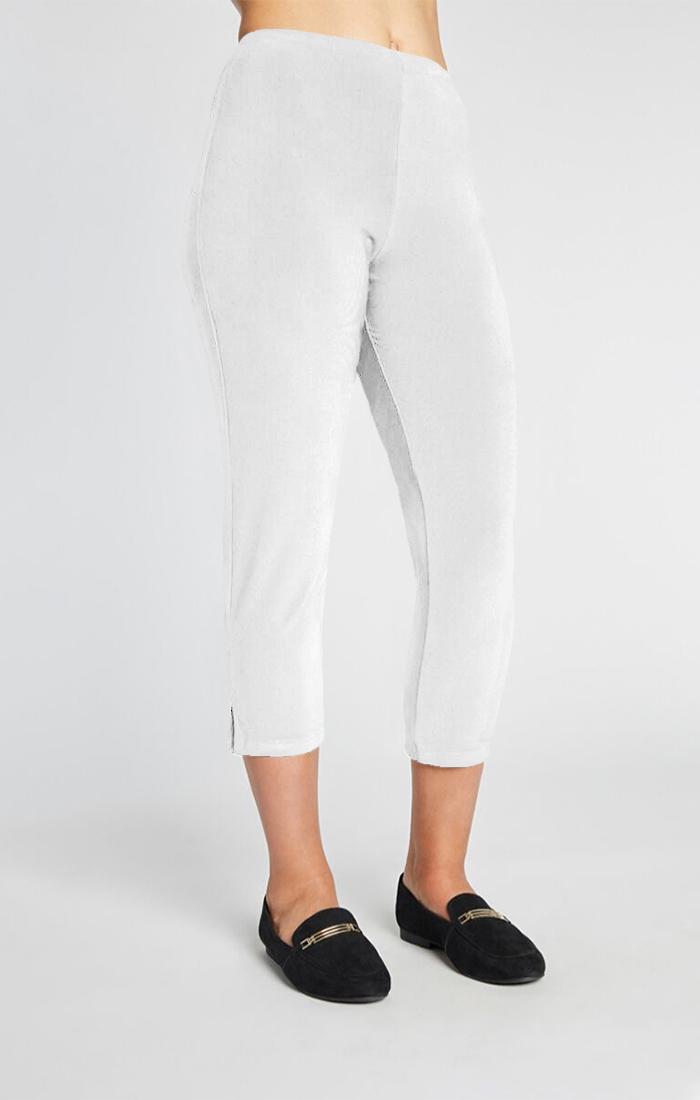 Sympli Narrow Pants Short Style 2748S, 26" Inseam, Color White 