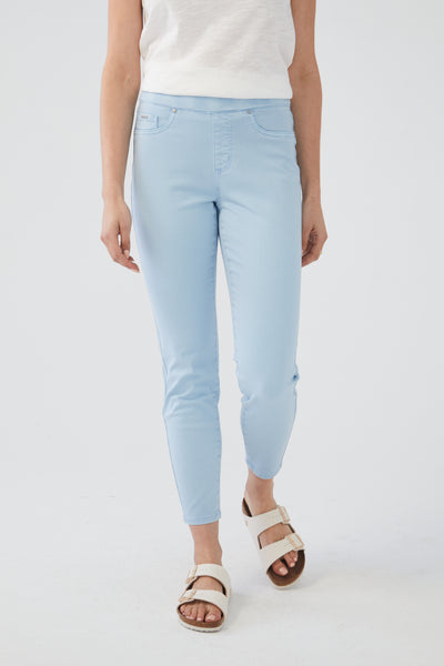French Dressing Jeans Pull-On Slim Ankle in Euro Twill 