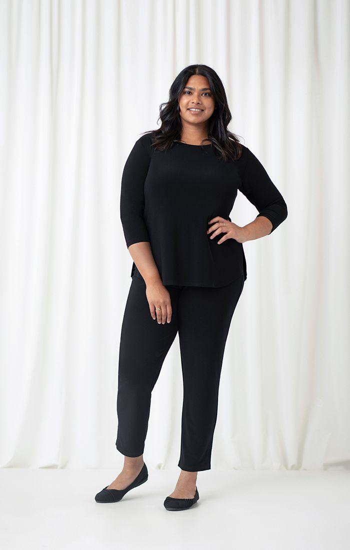 Plus Size Go To Classic T Relax 3-4 Sleeves, Style 22110R-2 Sympli