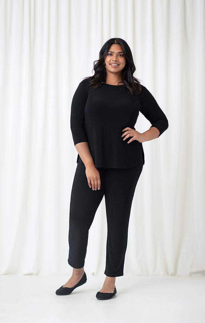 Plus Size Go To Classic T Relax 3-4 Sleeves - Dream Pants