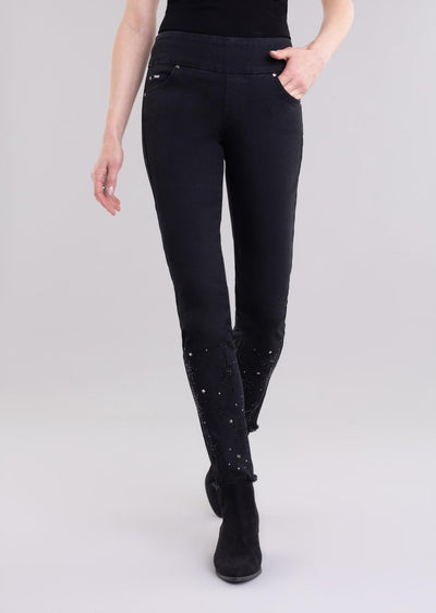Skinny Jeans Style 455848 Betty Snowflakes Denim Lisette L
