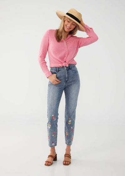 French Dressing Jeans Suzanne Pencil Ankle Pants 