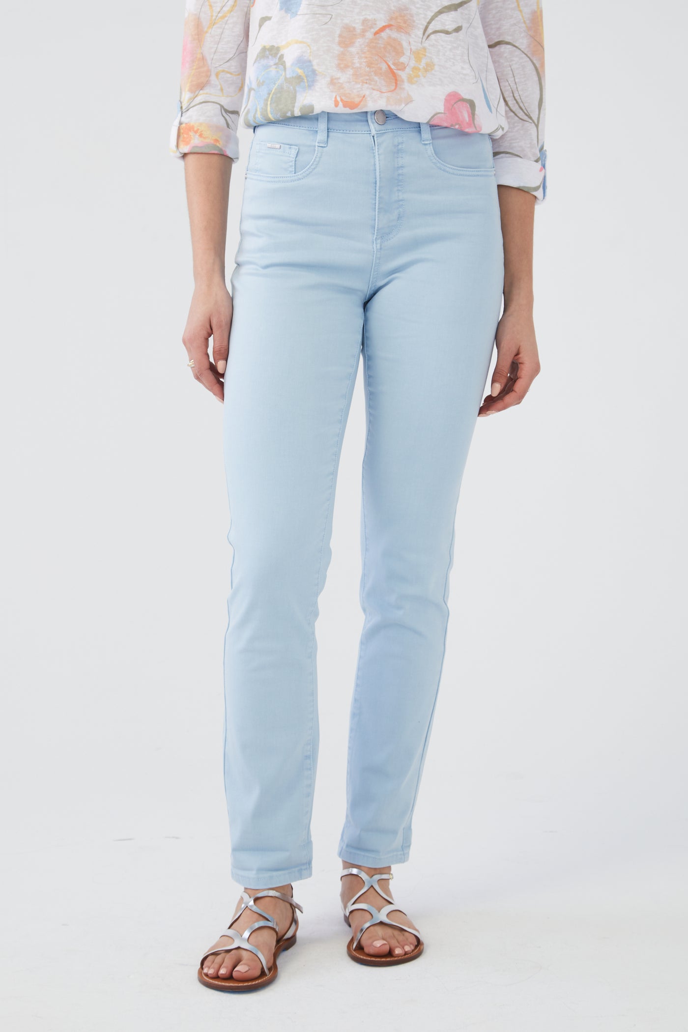 French Dressing Jeans Suzanne Straight Leg in Euro Twill 