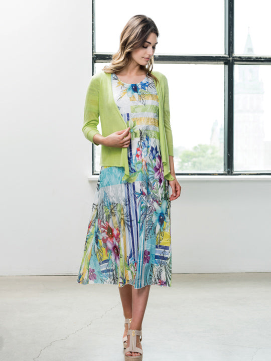 Alison Sheri Colorful Print Dress 